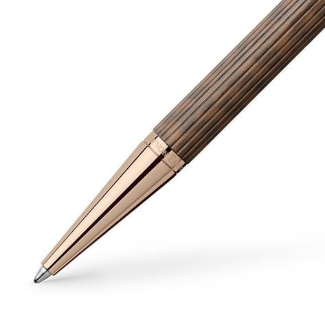 Graf von Faber-Castell, Kugelschreiber, Snake Wood Rosegold, Braun