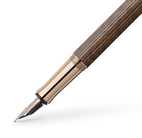 Graf von Faber-Castell, Füller, Snake Wood Rosegold, Braun