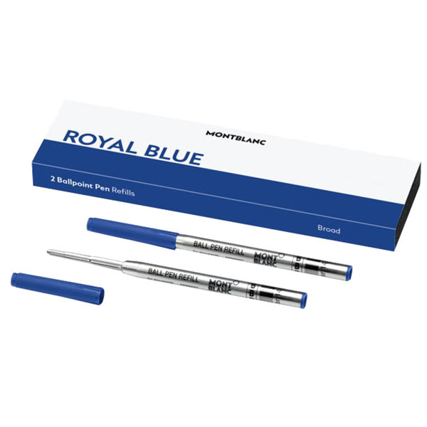 Montblanc, Kugelschreibermine, 2 Minen breit, Royal Blue