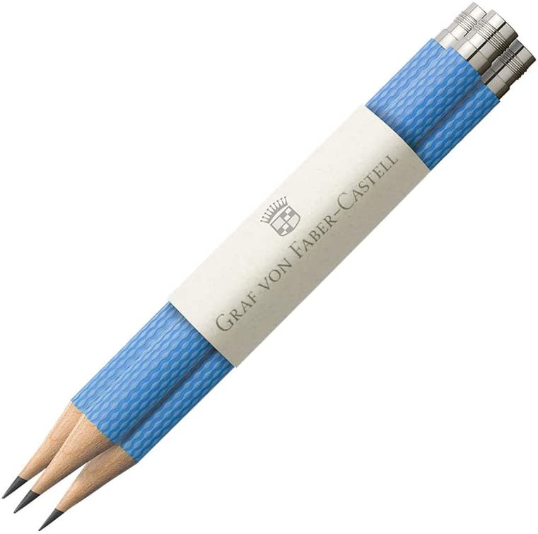 Graf von Faber-Castell, Bleistift, Taschenbleistift, 3x, Gulf Blue