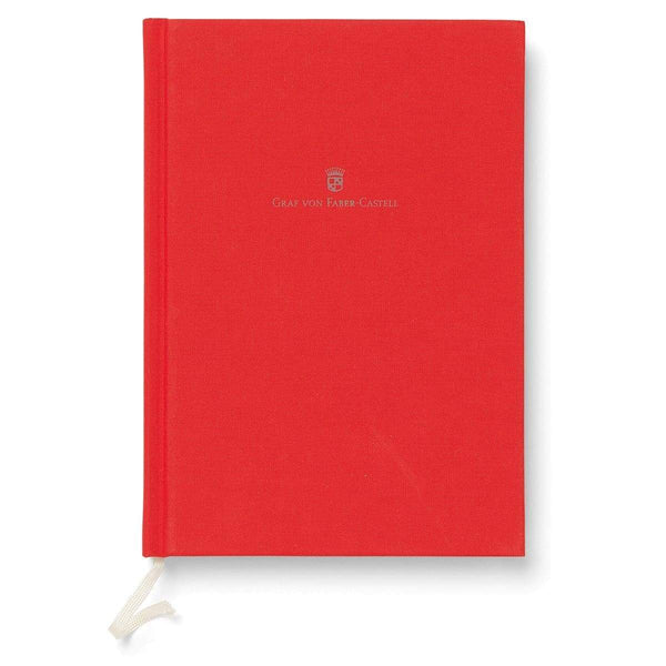Graf von Faber-Castell, Buch mit Leineneinband A5 India Red, Rot-1