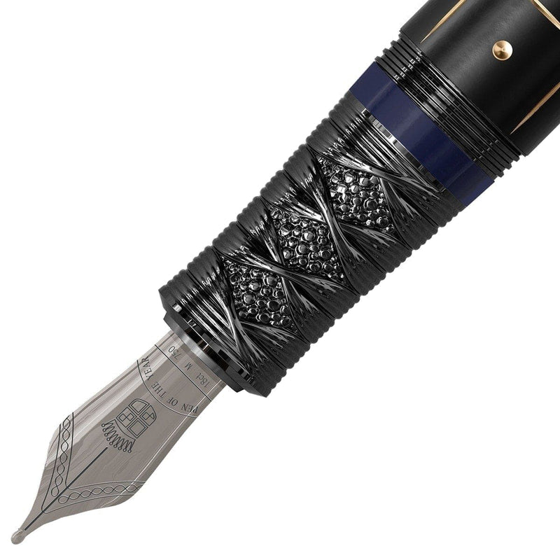 Graf von Faber-Castell, Füller, Pen of the Year 2019, Samurai Limited, Black Edition-8