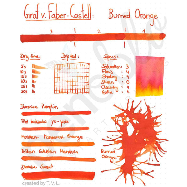 Graf von Faber-Castell, Tintenpatronen, 6x Burned Orange-2