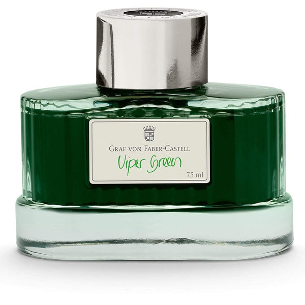 Graf von Faber-Castell, Tintenglas Viper Green 75ml, Grün-1
