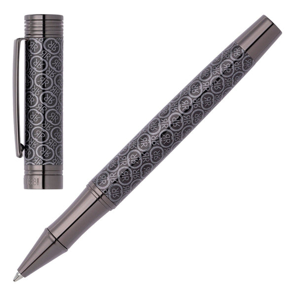 Cerruti 1881, Tintenroller, Logomania, grau-5