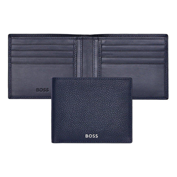 HUGO BOSS Brieftasche, Classic Grained, Navy