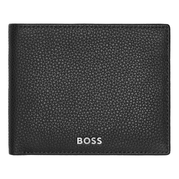 HUGO BOSS Brieftasche, Classic mit Klappe Grained, Black