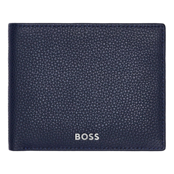 HUGO BOSS Brieftasche & Geldbörse, Classic Grained, Navy