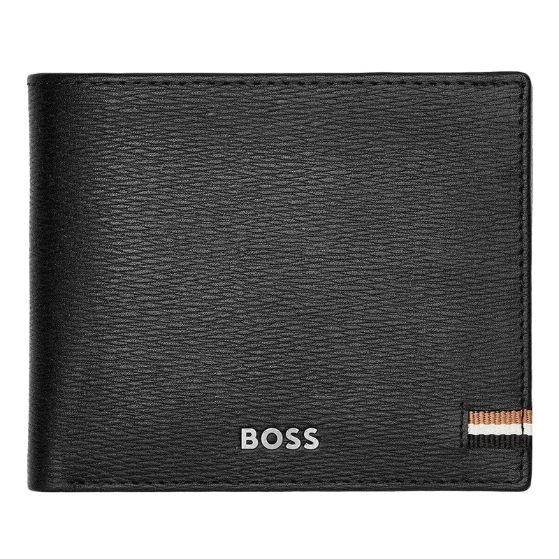 HUGO BOSS Brieftasche, Iconic mit Klappe Black