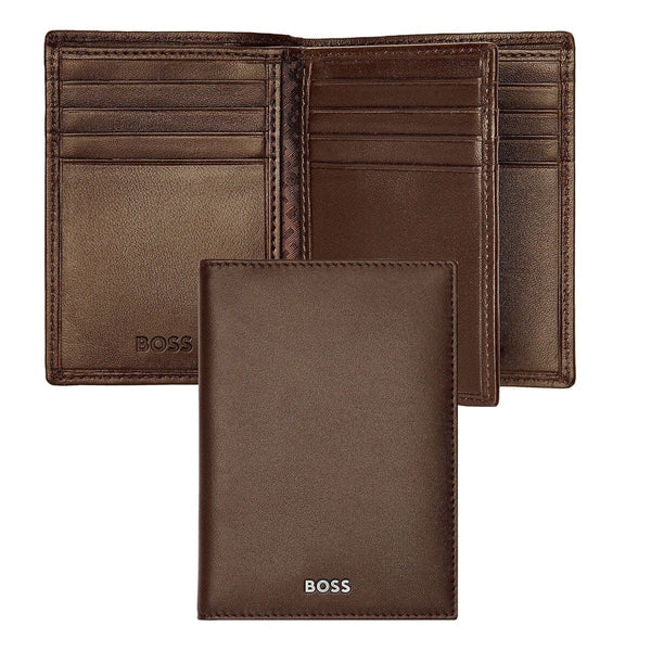 HUGO BOSS Kreditkartenetui, Classic Trifold Smooth, Brown