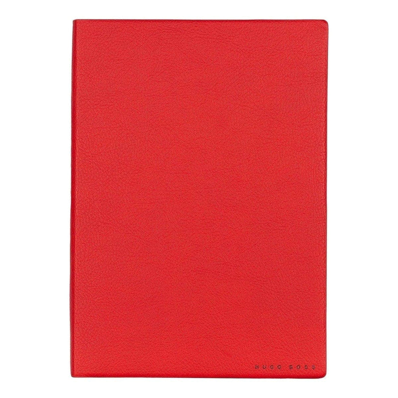 HUGO BOSS, Notizbuch, Essential Storyline, Rot, A5, Glatt