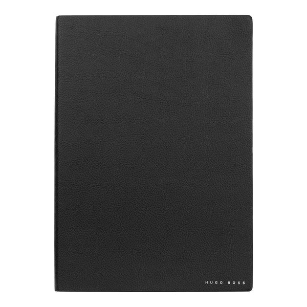 HUGO BOSS, Notizbuch, Essential Storyline, Schwarz, B5, Liniert