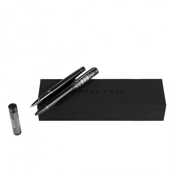 HUGO BOSS, Kugelschreiber &Tintenroller, Grade, dunkelgrau-1