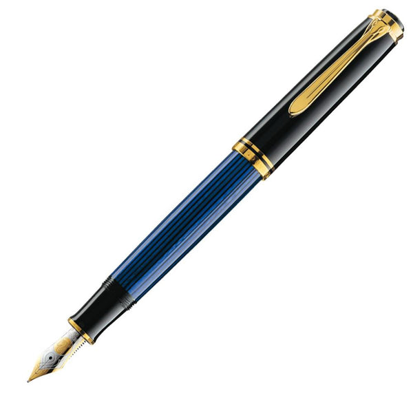 Pelikan, Füller, Souverän M800, schwarz/blau-1